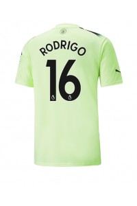 Manchester City Rodri Hernandez #16 Fotballdrakt Tredje Klær 2022-23 Korte ermer